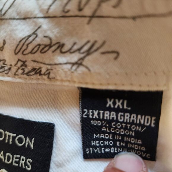 Cotton Traders Sport Polo Patriotic American Flag USA Mens Size XXL Signatures - Picture 8 of 10